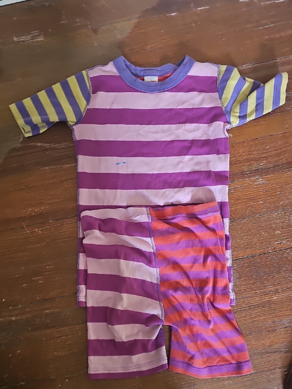 Hanna Andersson Red and Purple Striped Top